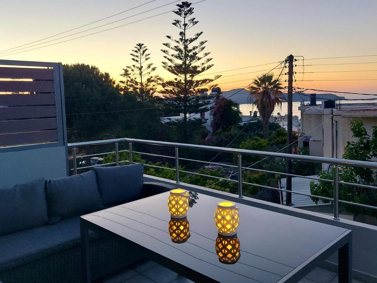 Aria Sea View, Chania Stalós 외부 사진
