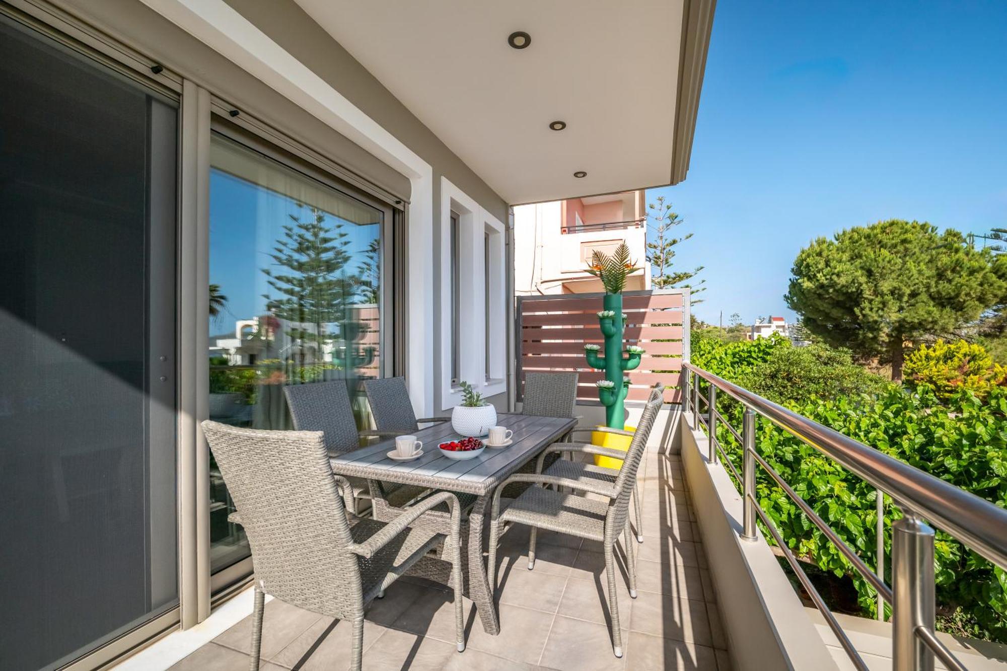 Aria Sea View, Chania Stalós 외부 사진