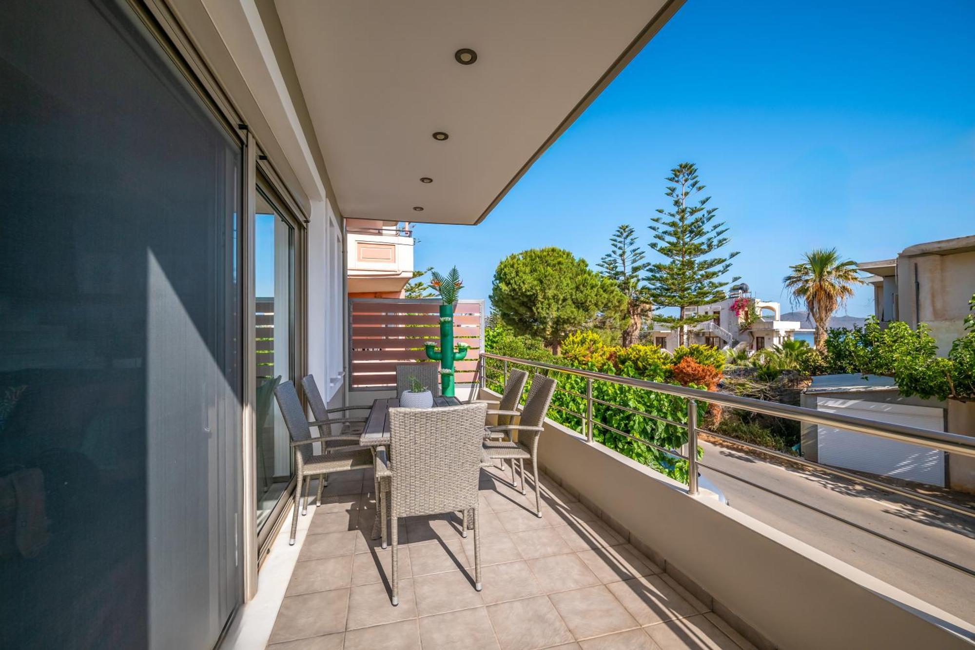 Aria Sea View, Chania Stalós 외부 사진