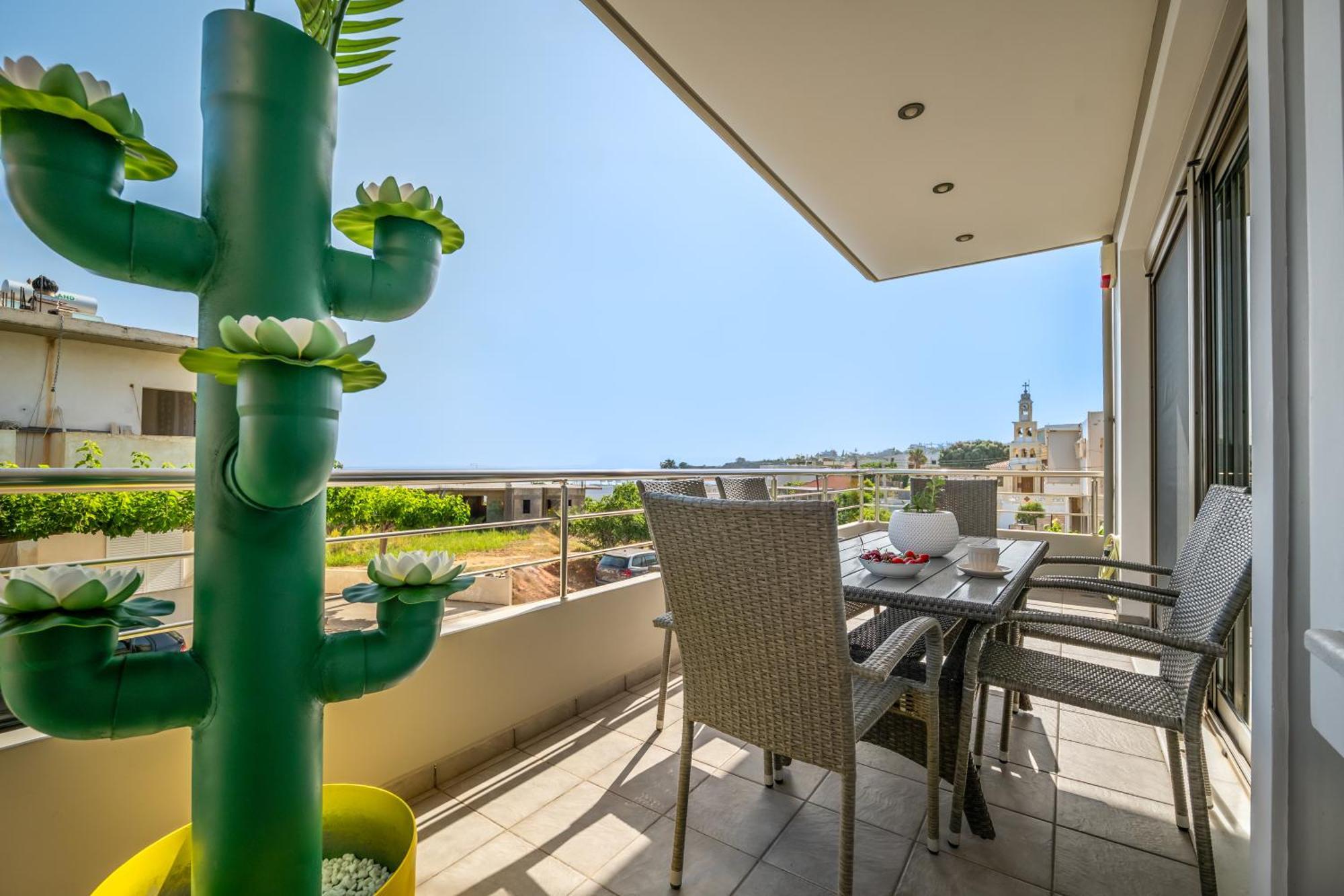 Aria Sea View, Chania Stalós 외부 사진