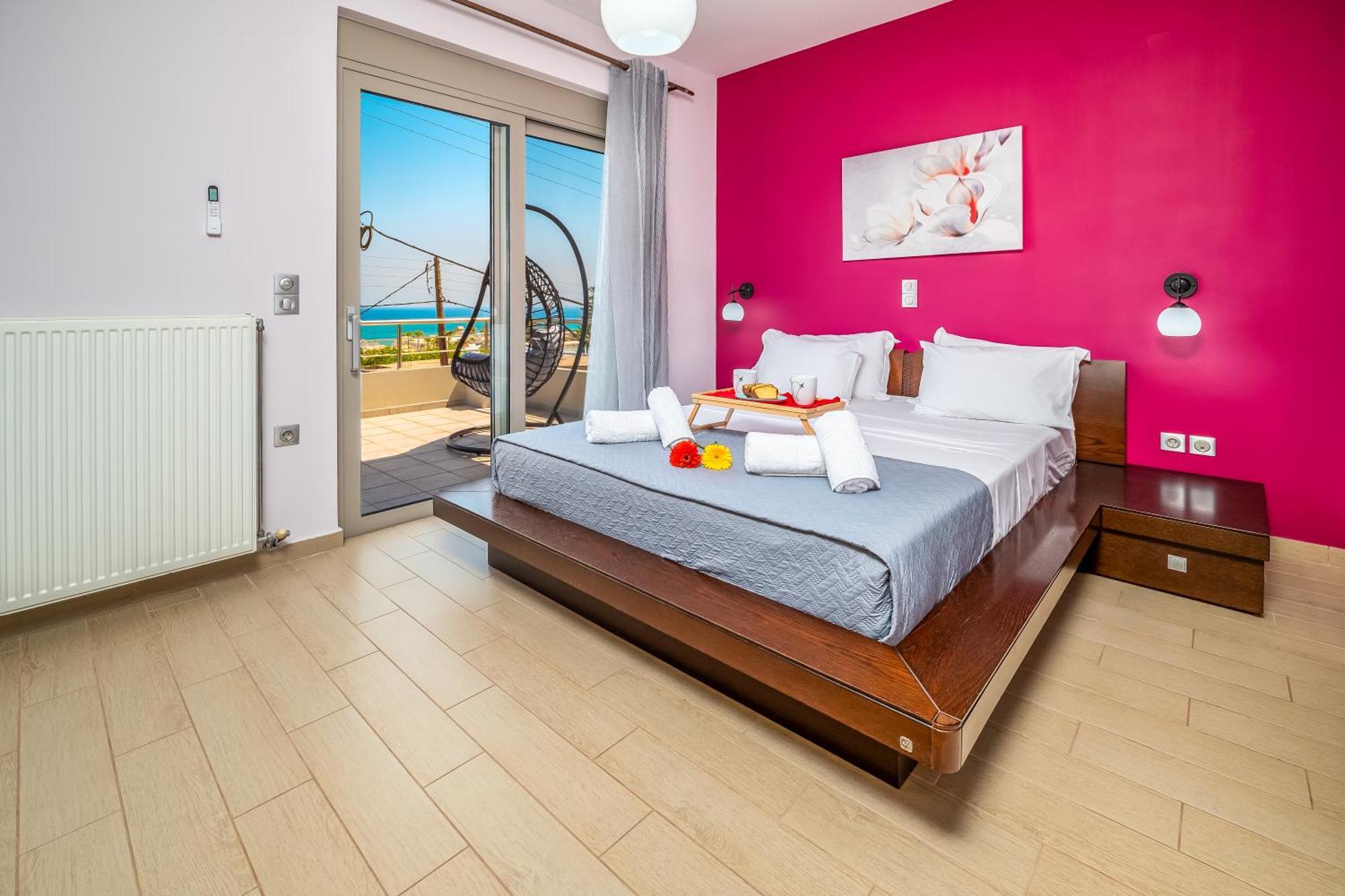 Aria Sea View, Chania Stalós 외부 사진