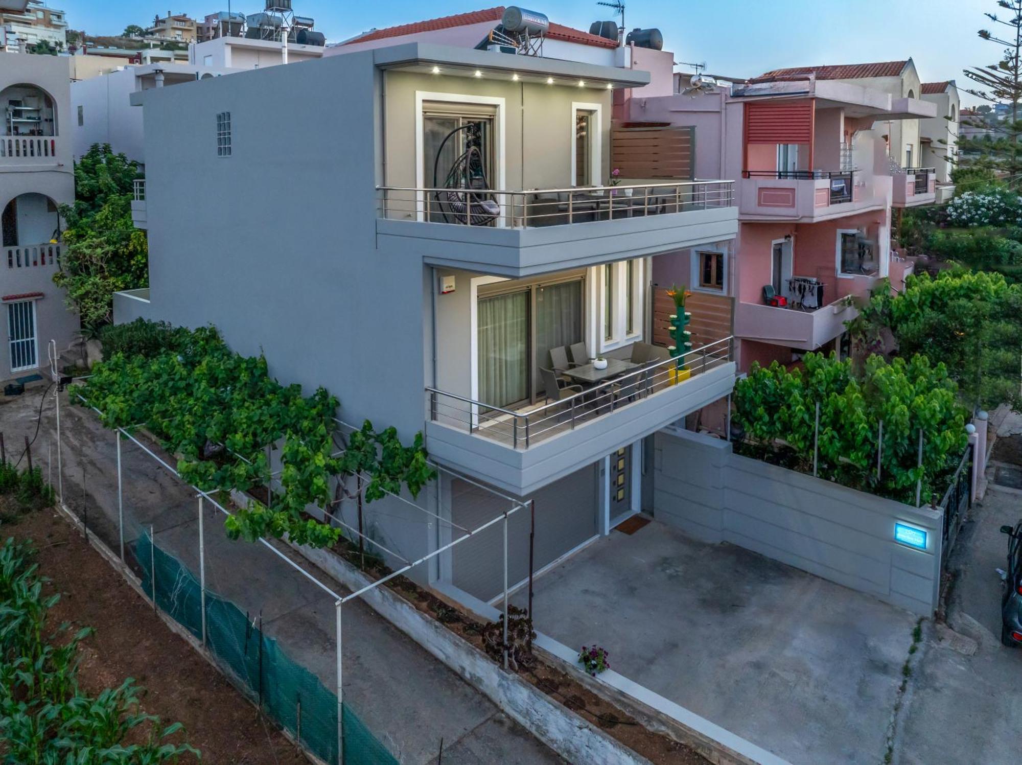 Aria Sea View, Chania Stalós 외부 사진
