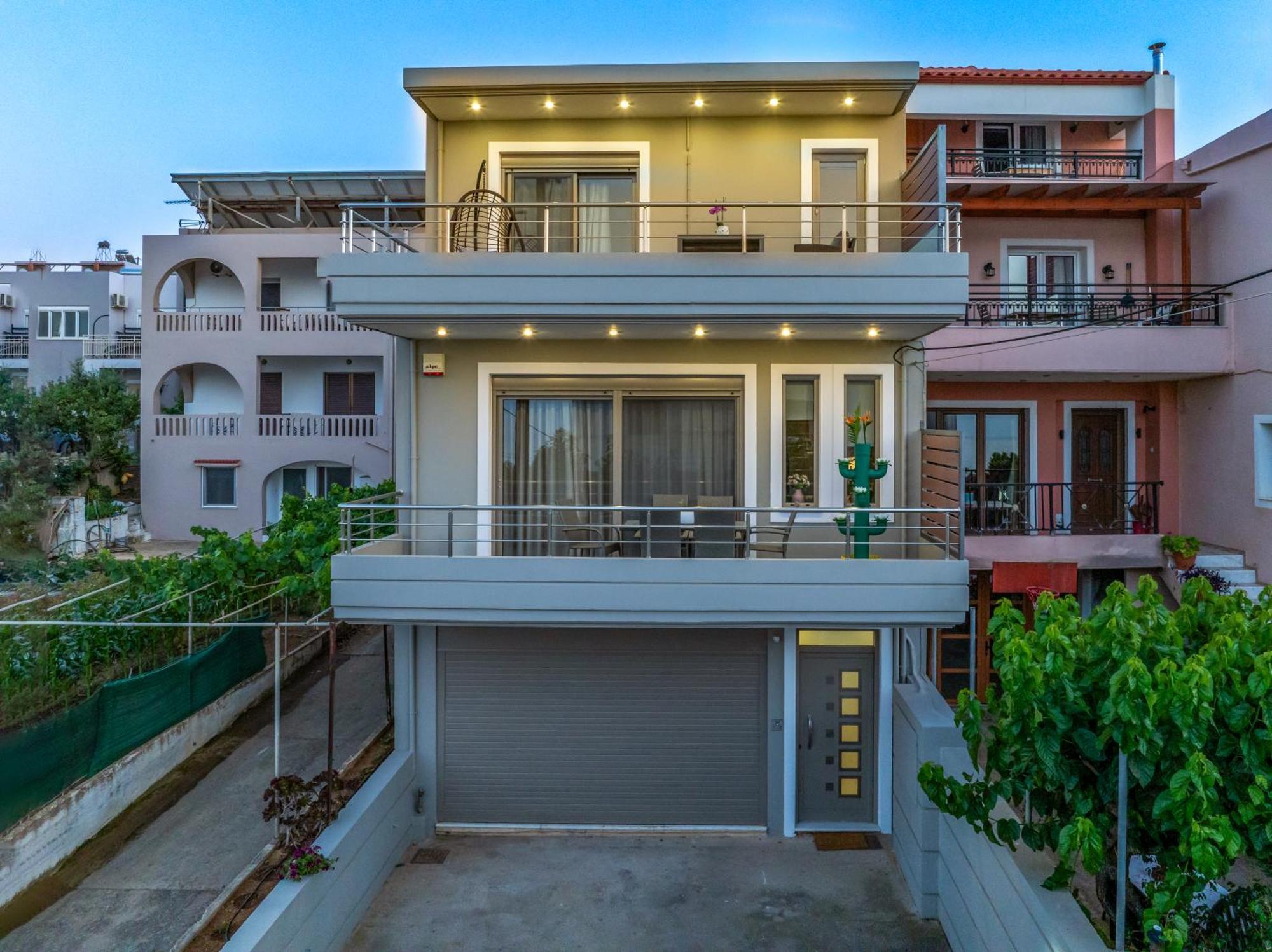 Aria Sea View, Chania Stalós 외부 사진
