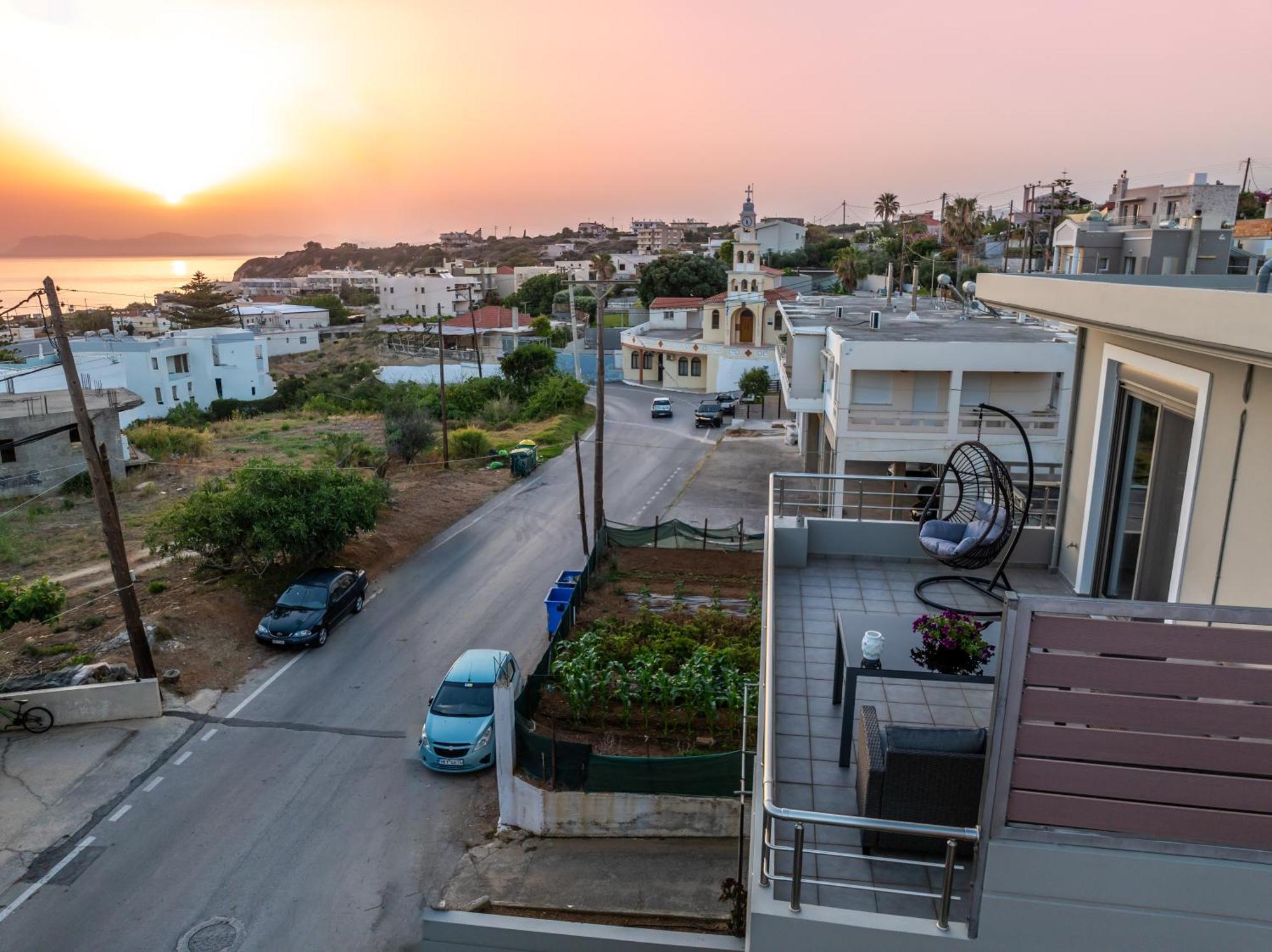 Aria Sea View, Chania Stalós 외부 사진