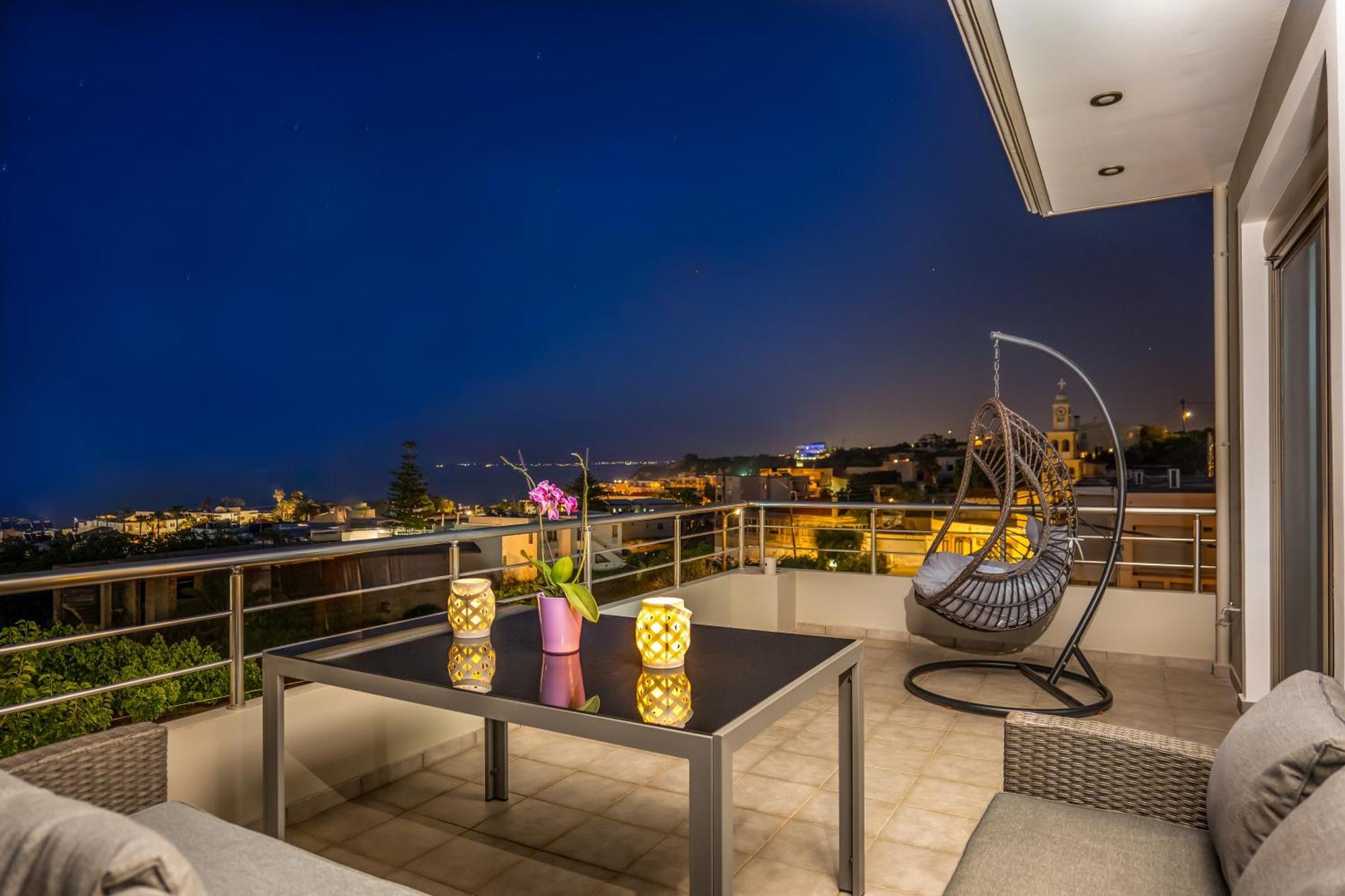 Aria Sea View, Chania Stalós 외부 사진