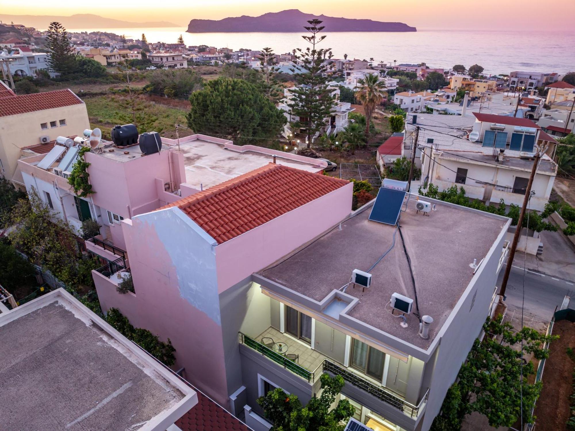 Aria Sea View, Chania Stalós 외부 사진