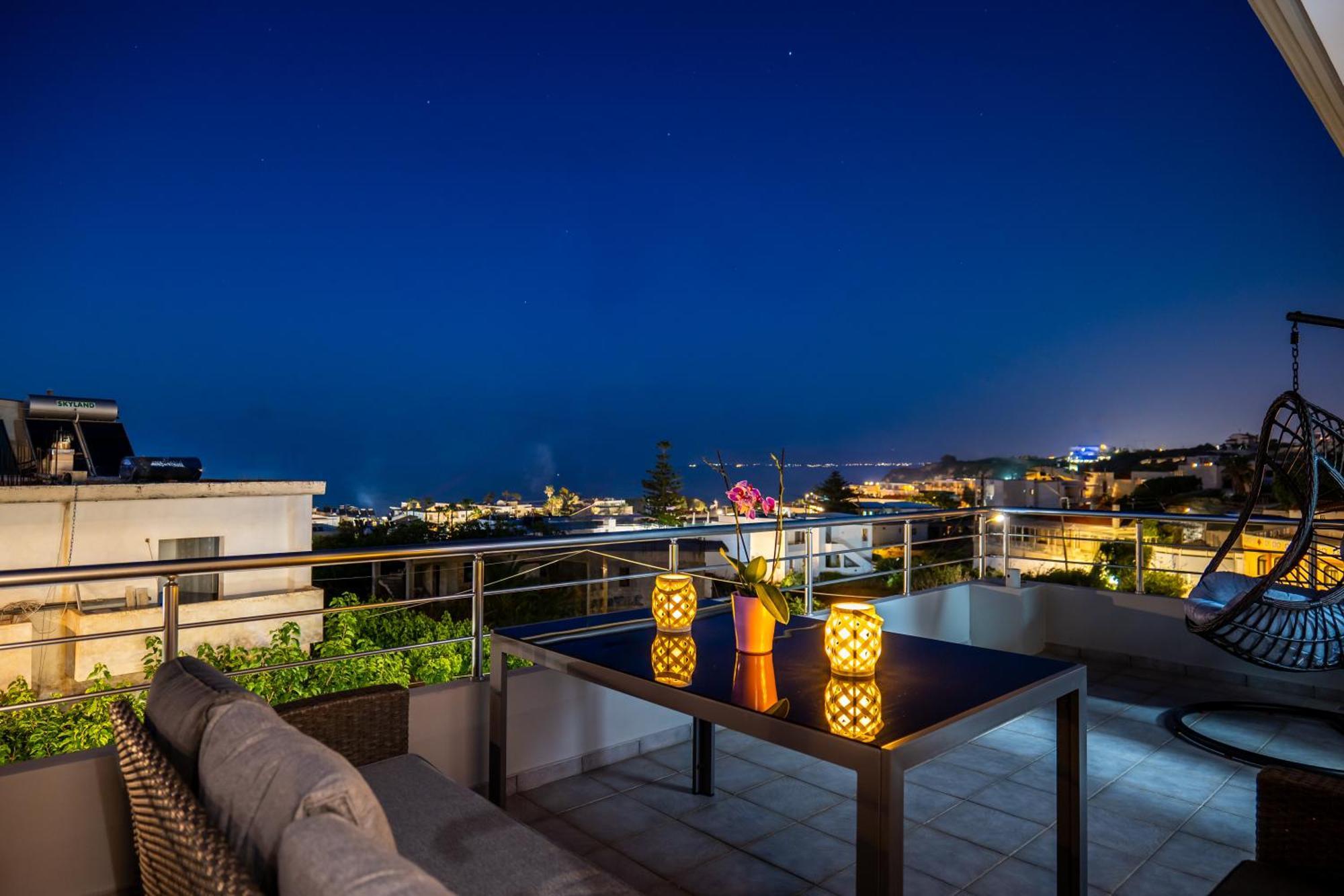 Aria Sea View, Chania Stalós 외부 사진