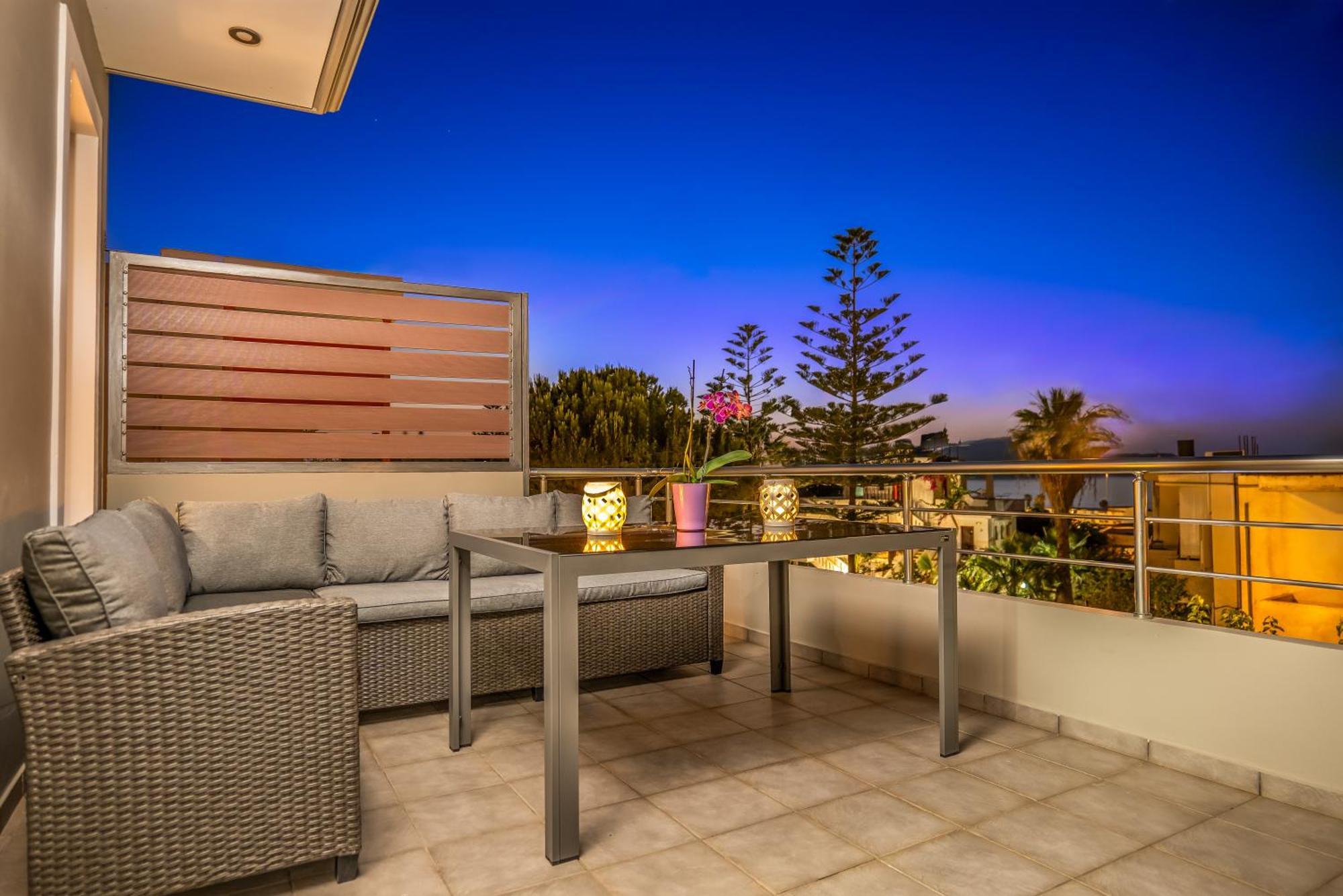 Aria Sea View, Chania Stalós 외부 사진